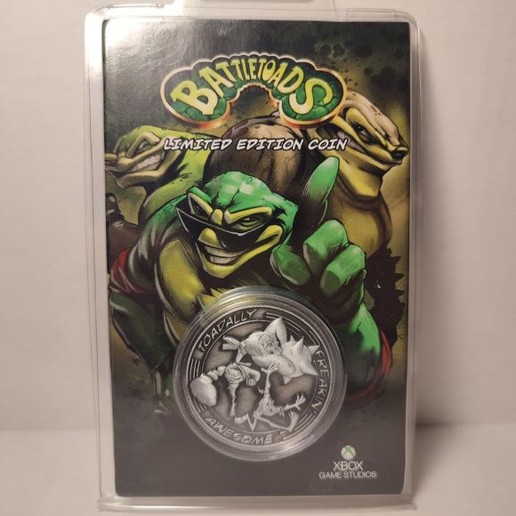 Battletoads Limited Edition Coin Official Microsoft Collectible Emblem - Picture 1 of 4